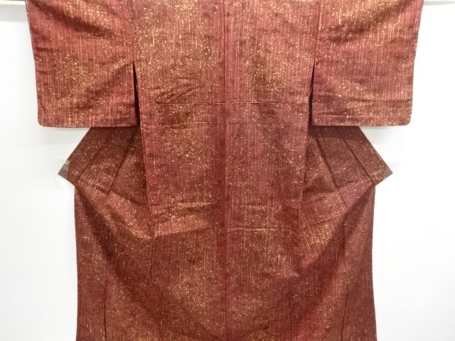 JAPANESE KIMONO / UNUSED HITOE KIMONO / SHOZAN / ABSTRACT PATTERN 